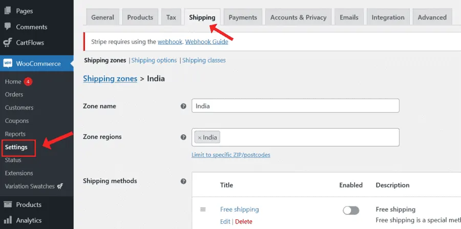 Shipping Rates Configuration in WooCommerce