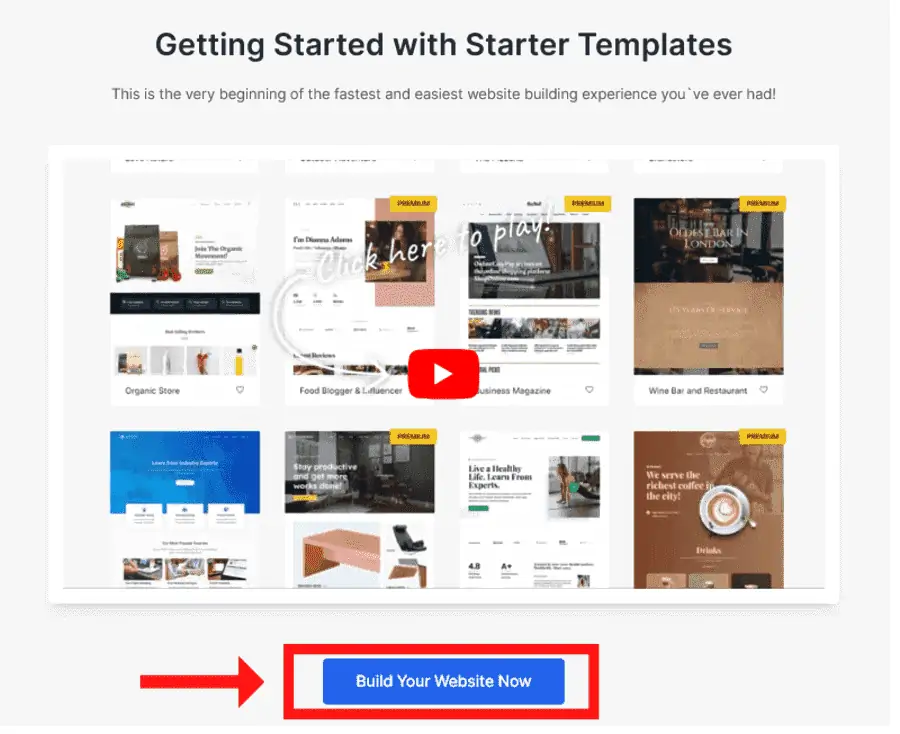 Starter Templates Library Intro Guide