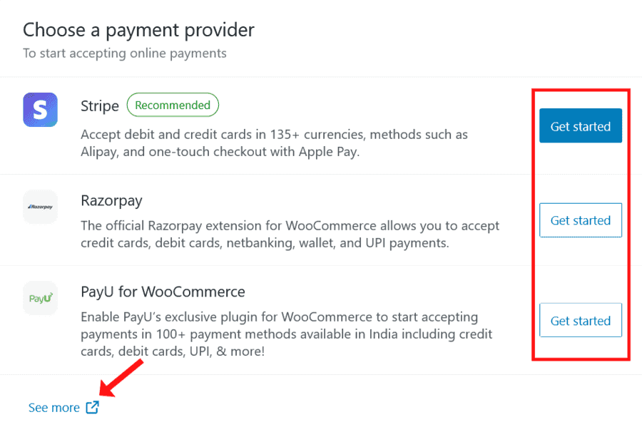 WooCommerce Payment Setup Process