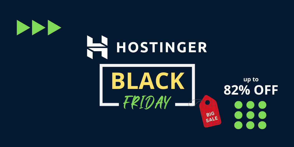 Hostinger Black Friday Cyber Monday Deals