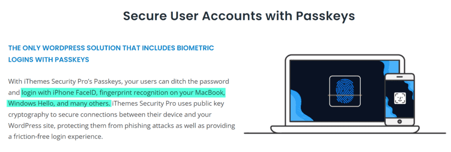 iThemes Security Pro Biometric Logins With Passkeys